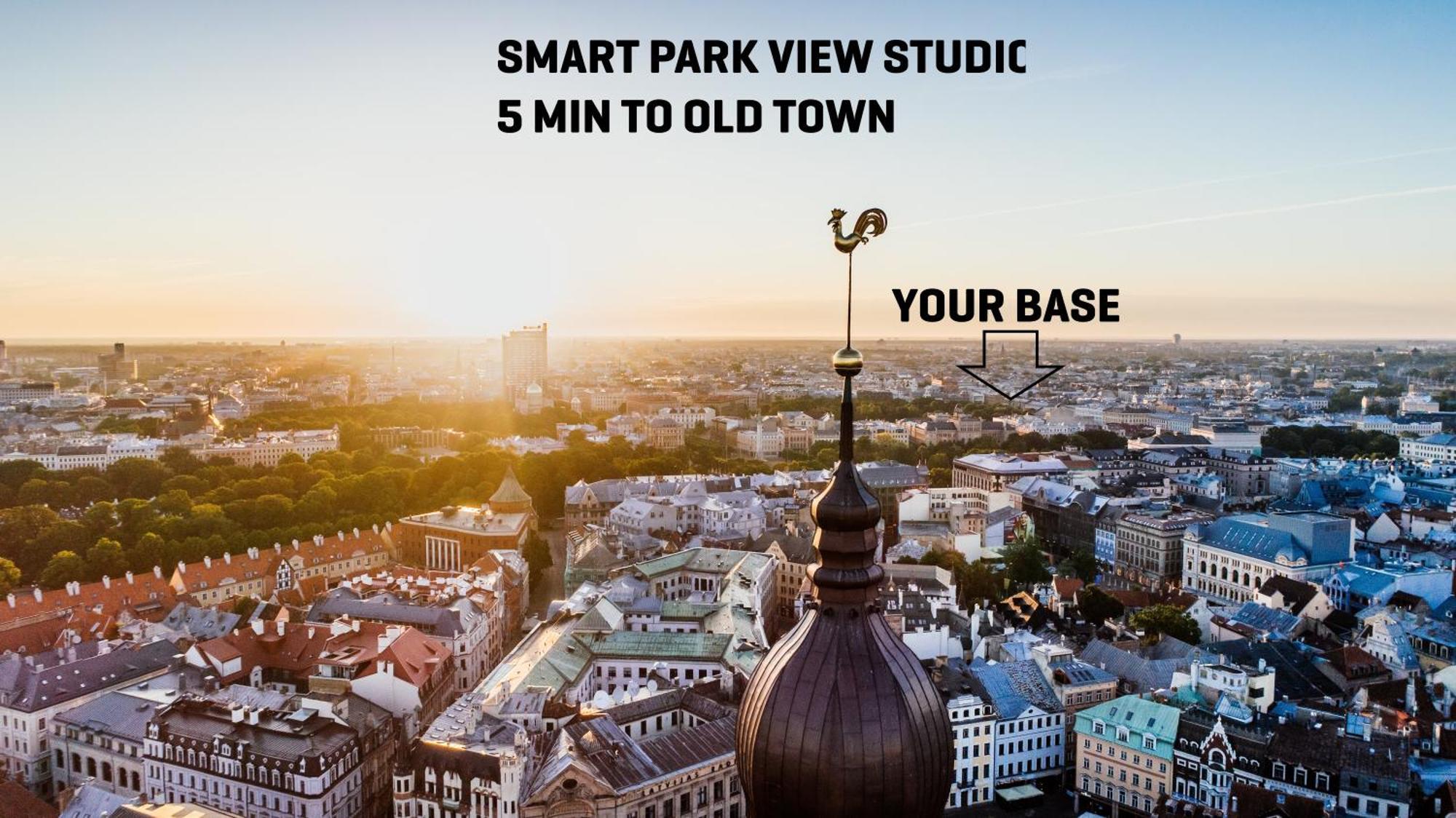 Smart Park View Studio In Heart Of Riga 5 Min To Old Town Exteriör bild